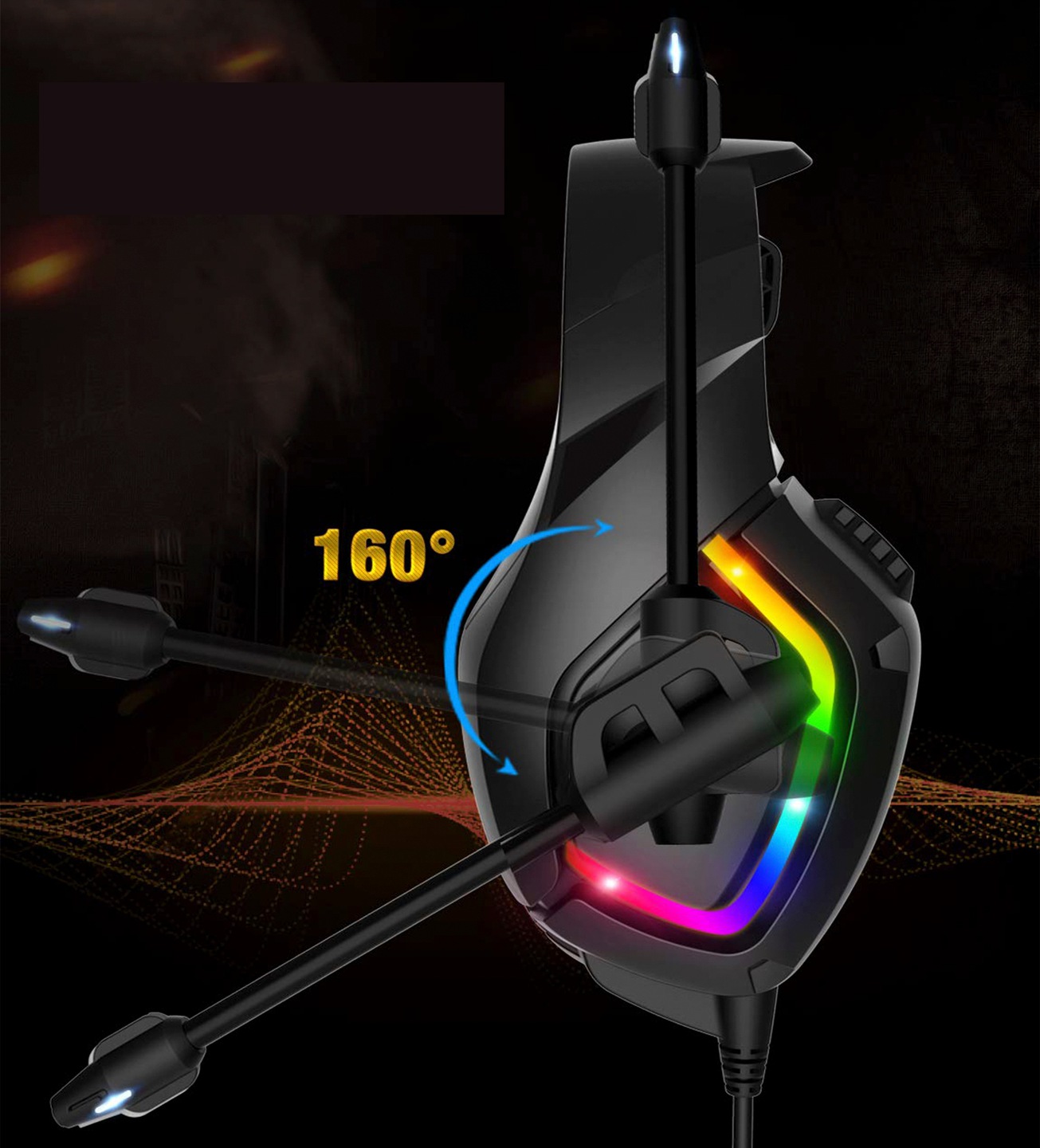 Słuchawki gamingowe K1 RGB